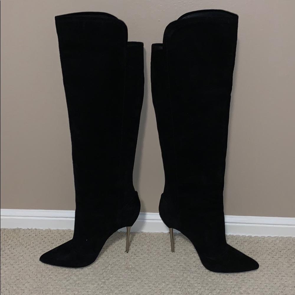 ⭐️HOST PICK⭐️ Brian Atwood Savana Over the Knee Suede Stiletto Heel Boots 9 - Picture 4 of 8
